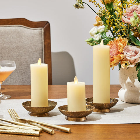 Safe alternative to real candles for homes with kids and pets.