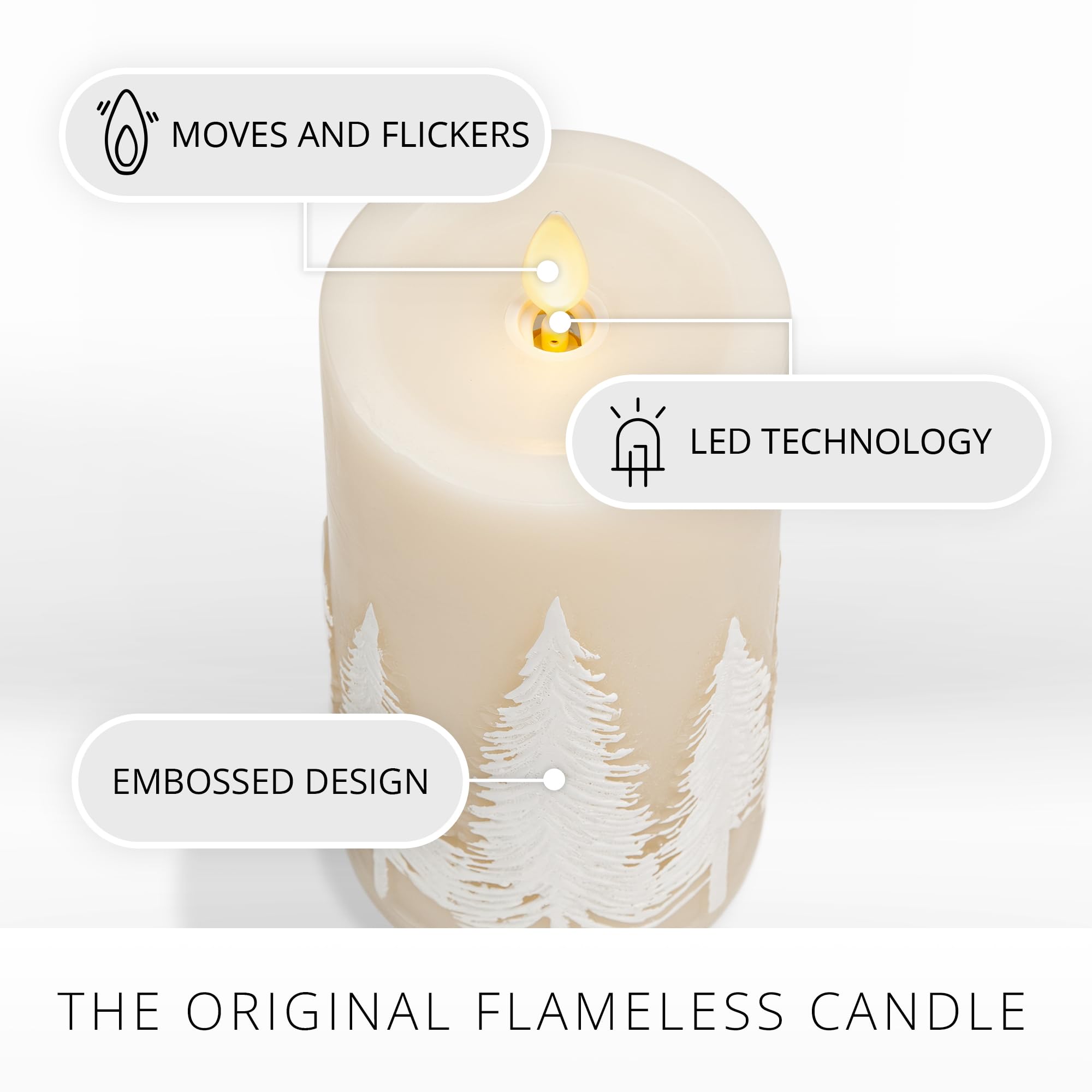 Luminara safe timer feature candle for easy daily use