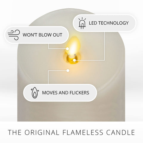Luminara timer function provides automatic operation for simple, hands-free use.