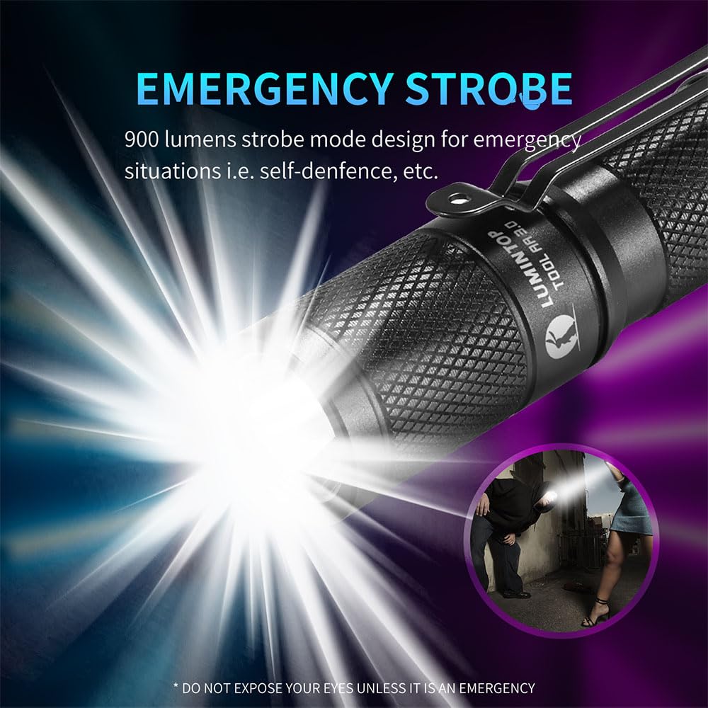 Lumintop Tool AA 2.0 XPL-HD LED demonstrates high brightness and long life.
