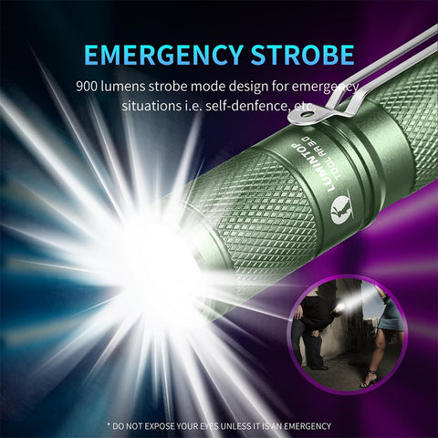 LUMINTOP Tool AA 3.0 in action demonstrates bright portability