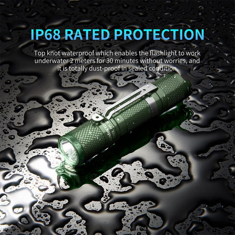 LUMINTOP Tool AA 3.0 IPX8 waterproof for wet conditions
