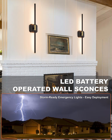 LUMINZENLUX battery wall sconce bedroom ambience provides cozy, sleep-friendly illumination.