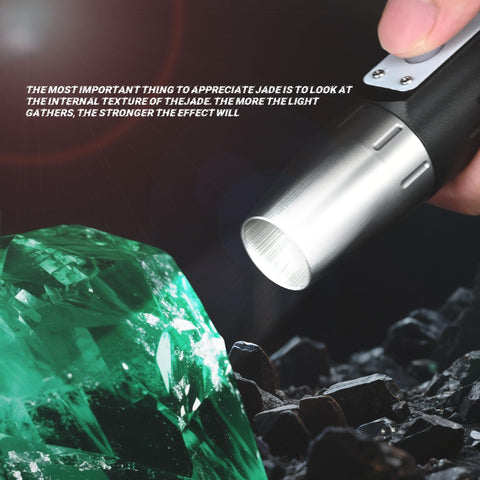 Lumirio Gemstones UV Flashlight battery indicator and charging for reliable use