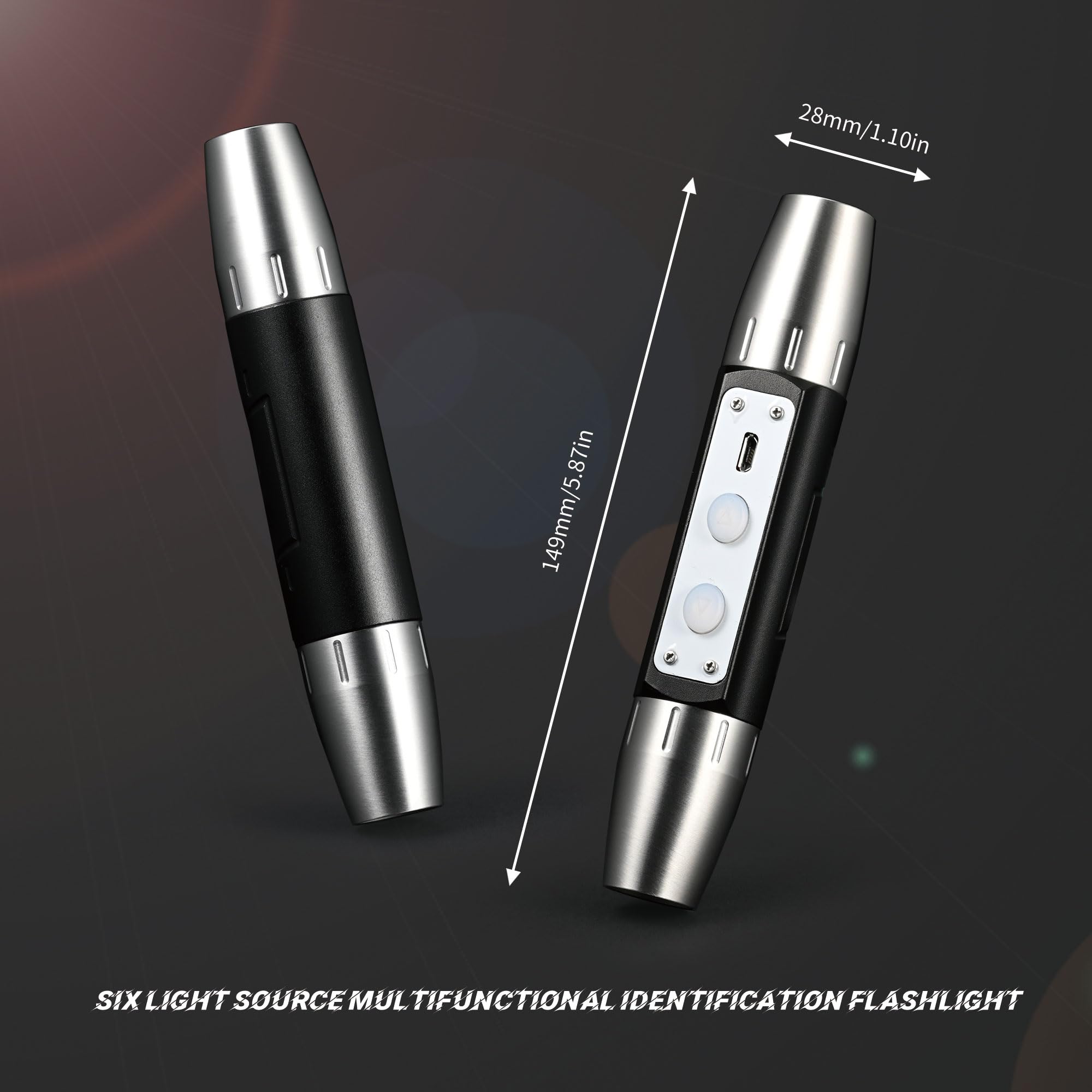 Lumirio Gemstones UV Flashlight IPX6 protection for wet environments