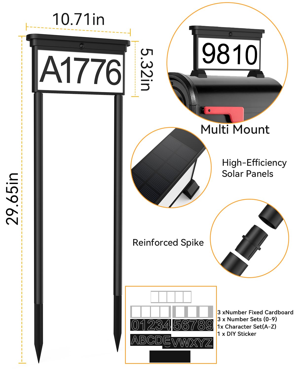LumiZen IP65 waterproof construction withstands rain and snow.