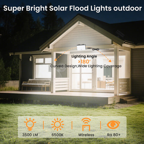 LumiZen bright flood light delivers 3500 lumens for broad, vivid illumination.