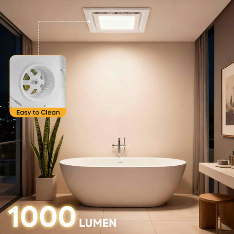 LUMLLSAJI bathroom ventilation suitable for spaces up to 100 sq ft