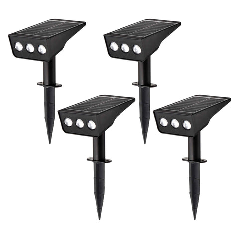 LUMLLSAJI Solar Spotlight angle-adjustable for precise garden lighting and energy efficiency.