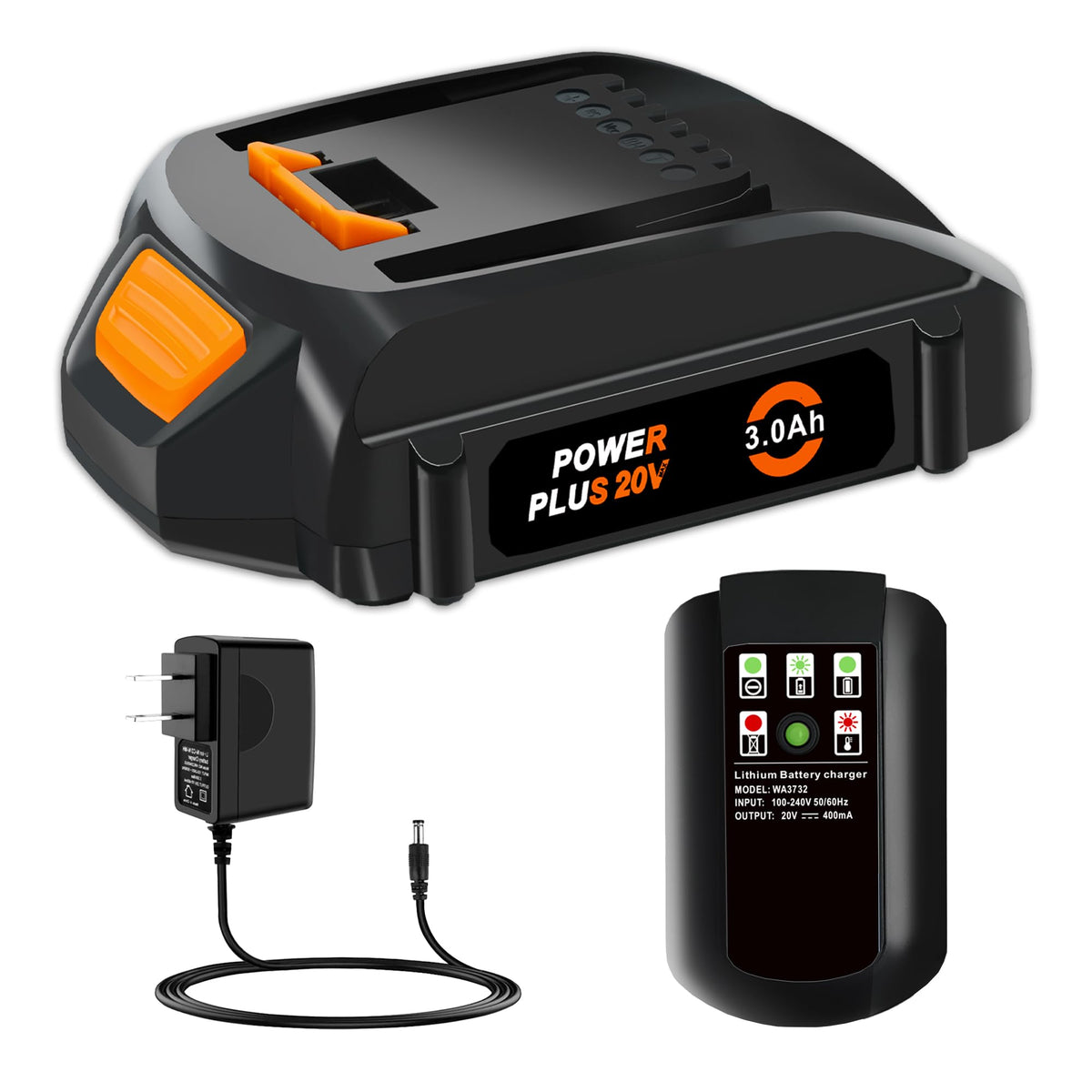 Lummina replacement Worx 20V battery ready for cordless tasks.