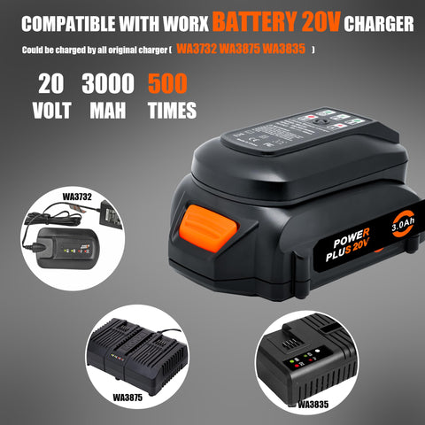 Lummina WA3520 battery closeup showing durable cells for longevity.