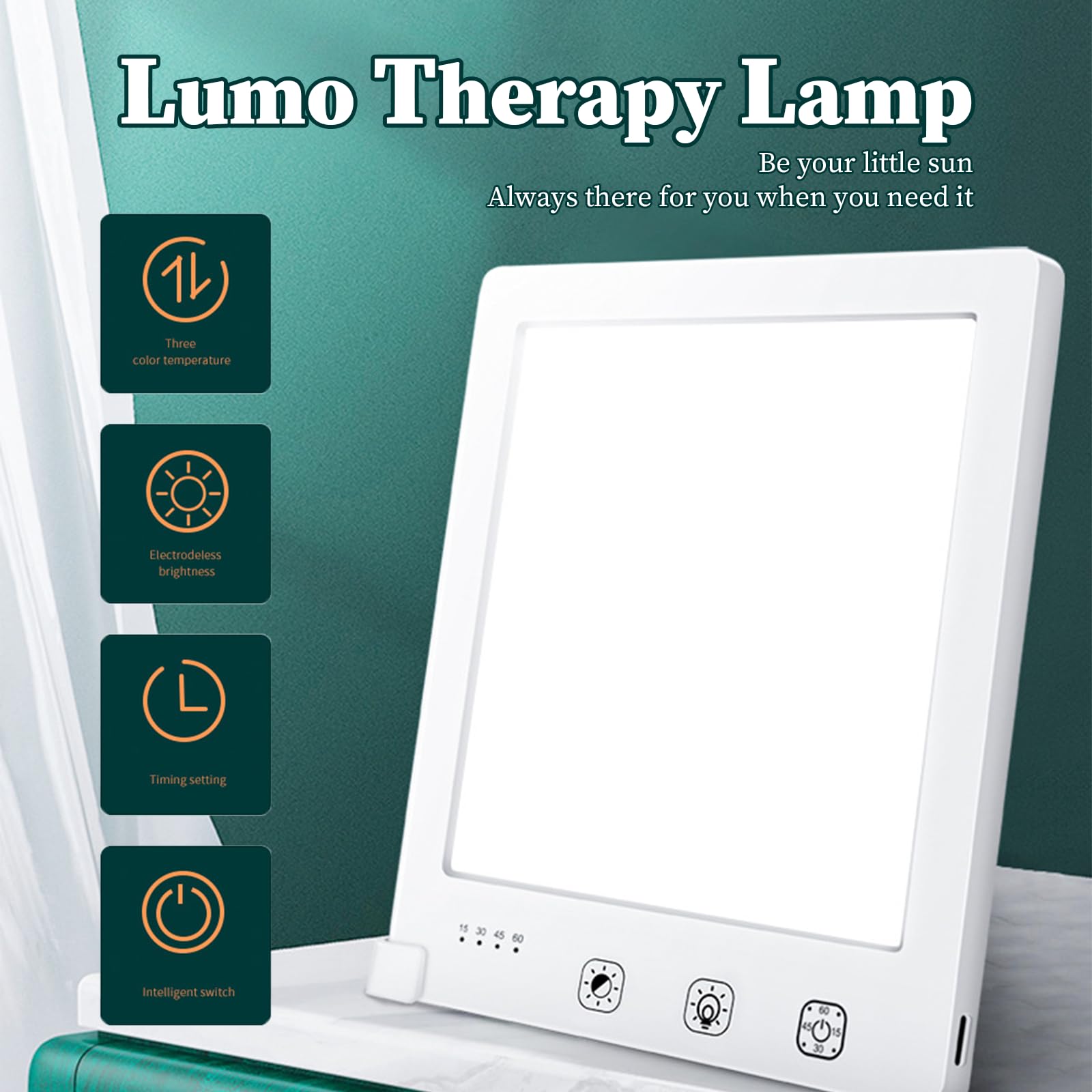 Lumo Therapy full-spectrum light supports daytime focus without harsh glare.