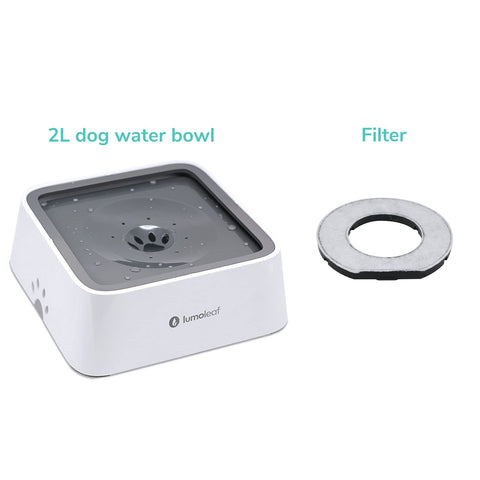 LumoLeaf activated carbon filter helps soften water for pets.