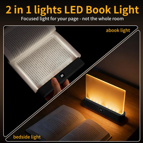 Lumoza Book Light rechargeable battery emphasis on long-lasting power for travel