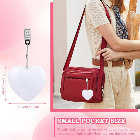 Lumoza Purse Light USB recharge keeps light ready for weeks