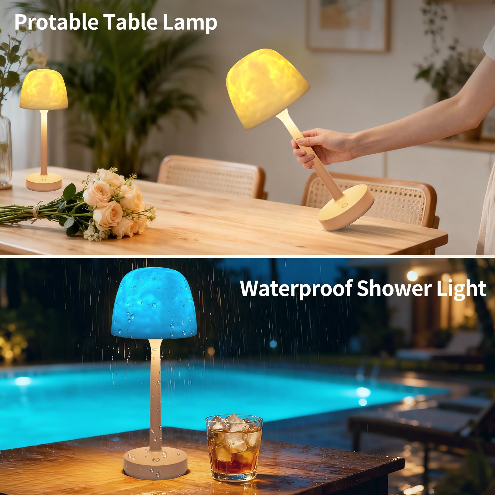 Lumoza IP65 waterproof rating supports safe use in wet environments.