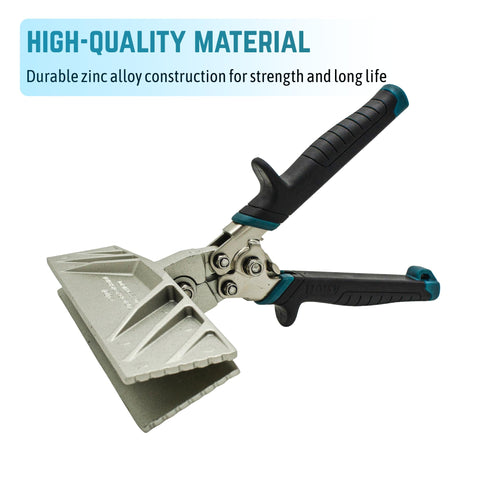 Luna Crates 9-Inch seamer durable zinc close-up reveals solid construction.