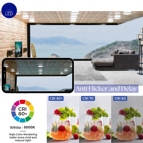 Lunabode LED 4-6-inch J-box compatible disk light simplifies installation.