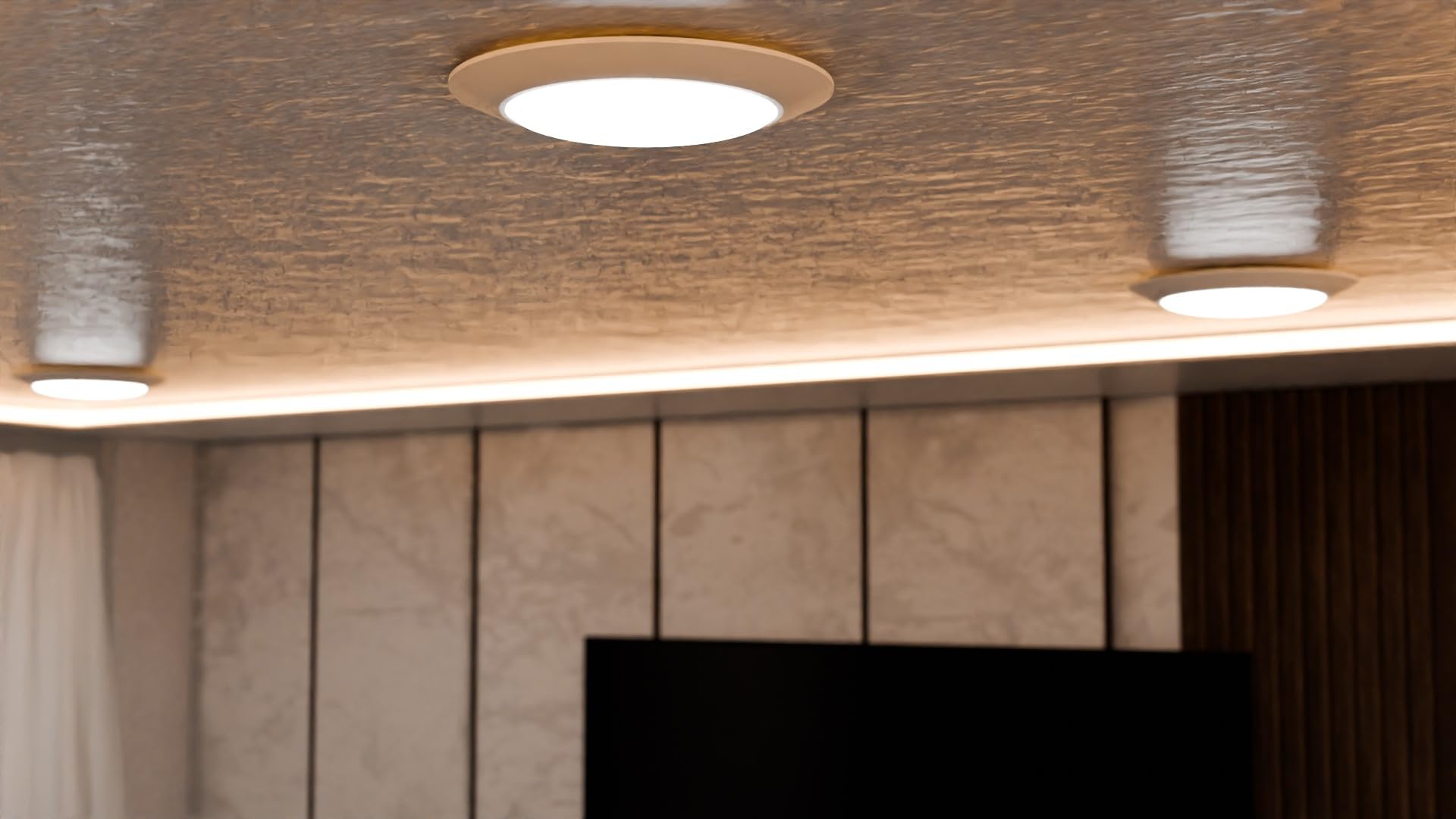 Lunabode LED ETL-listed ceiling light for reliable safety standards