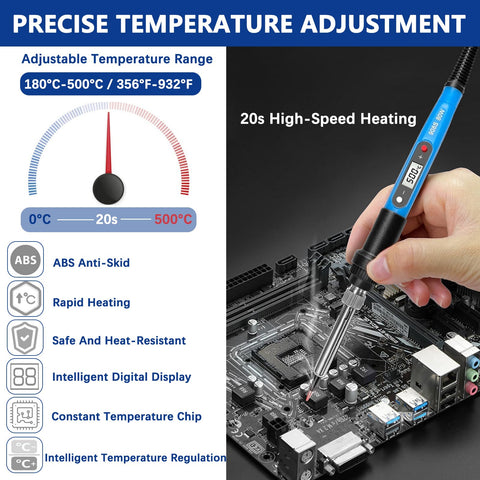 Lunamor soldering tip with vented design for efficient heat dissipation