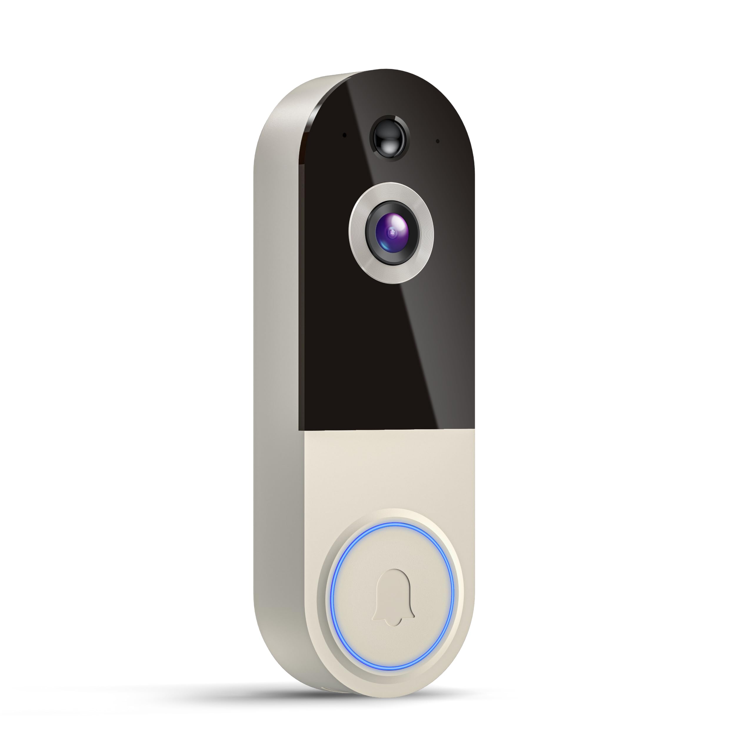Lunelyx doorbell front view in 1080p for clear doorstep monitoring.