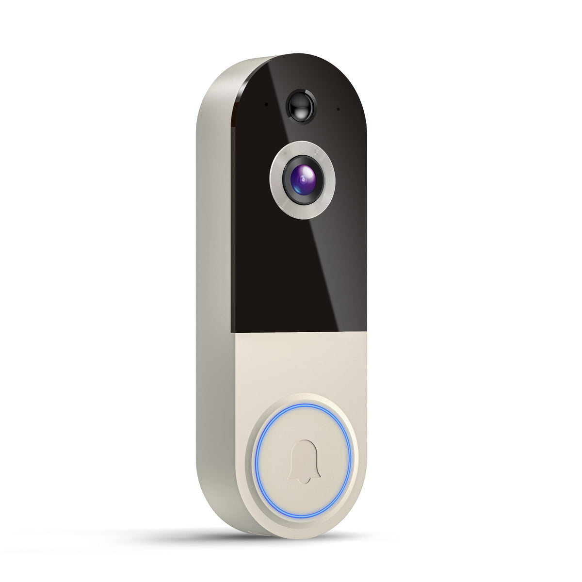Lunelyx doorbell front view in 1080p for clear doorstep monitoring.