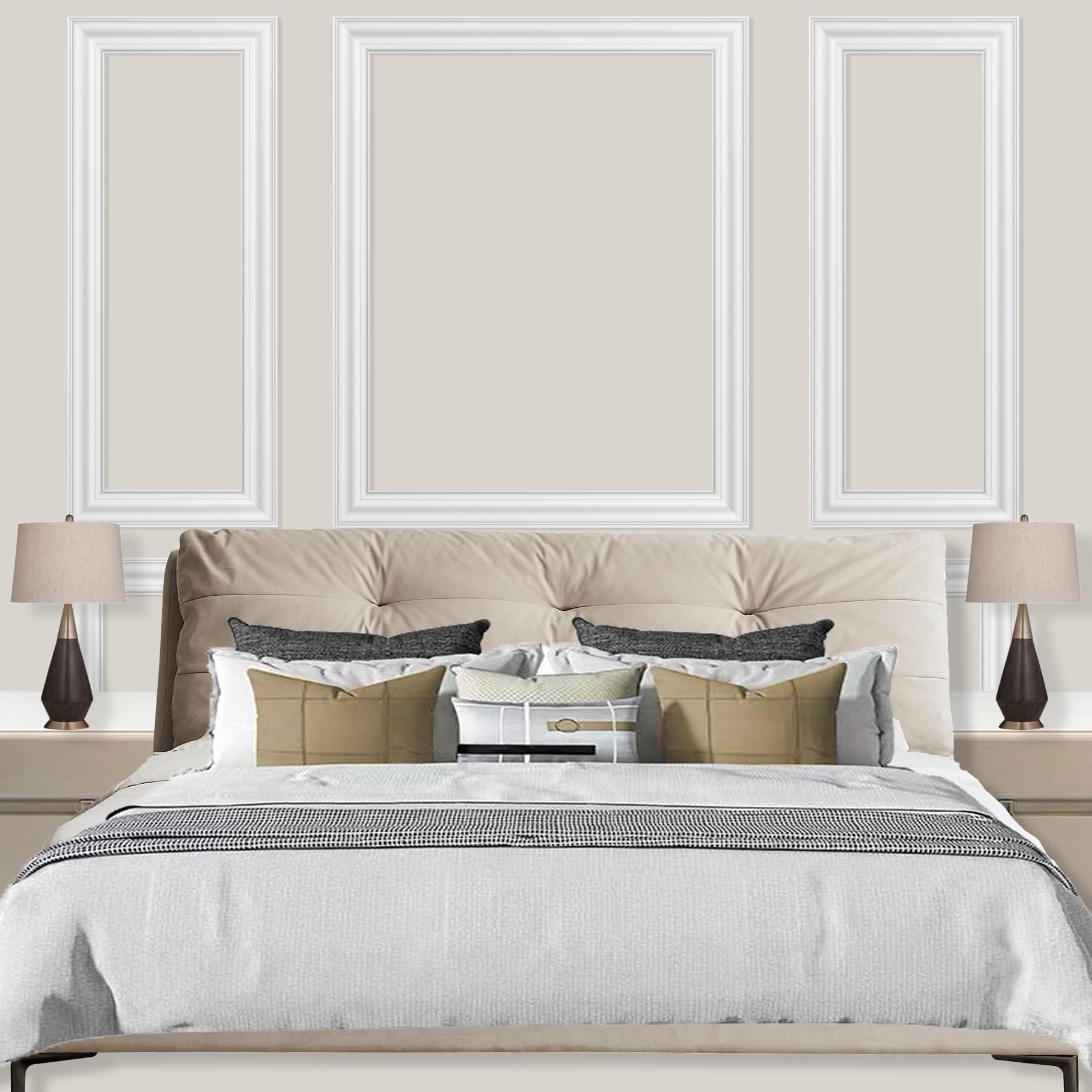 Lunghaa wall decor idea full-room setup: transform a space from plain to polished.