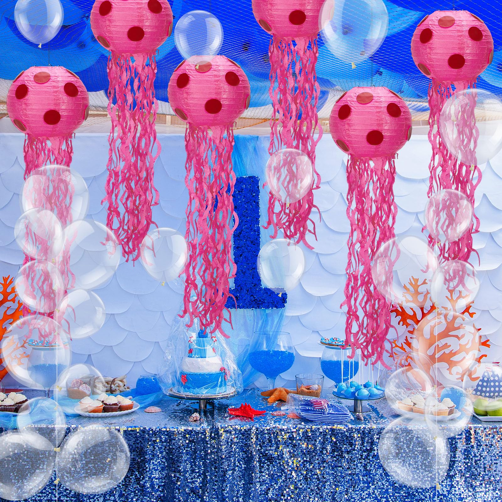 Lunmon jellyfish lanterns rotating tentacles create a floating ocean vibe
