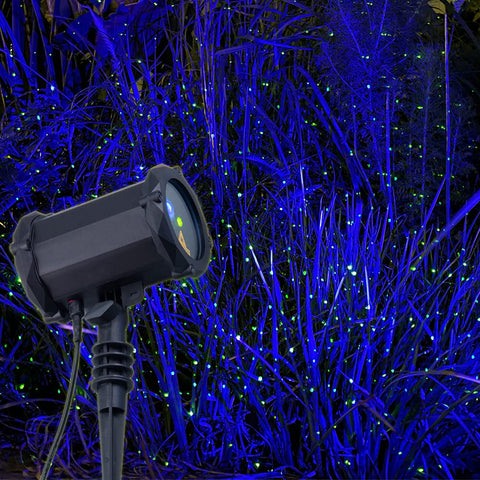 Lunmore Firefly garden lights star projector brightening evenings with dreamlike visuals