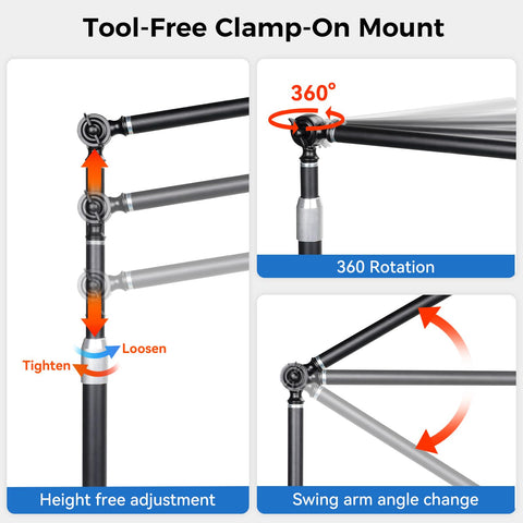 LUNYEE hose-sag-prevention design stops hoses from sagging