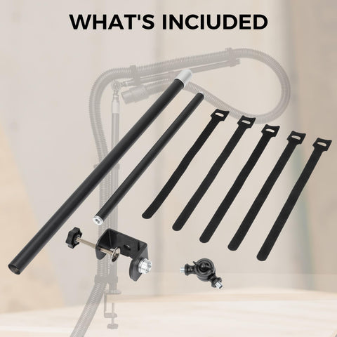 LUNYEE quick-install solution for desktop CNC setups with organized hoses