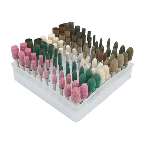 Luo ke polishing bits set for Dremel with assorted shapes to tackle varied finishes