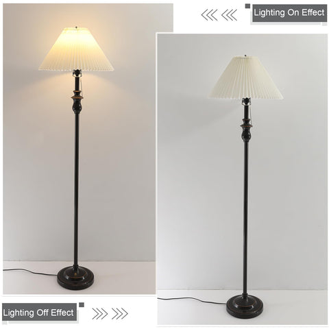 Luofulong lampshade enhances living room ambiance with soft illumination