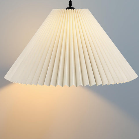 Luofulong pleated lamp shade top view for arc lamps with soft diffusion