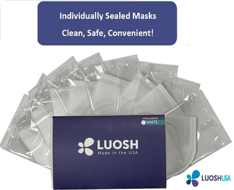 Luosh mask protects against dust and pollen during outdoor tasks