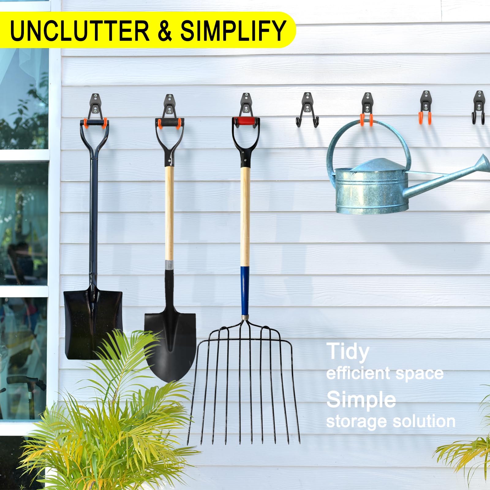 LUPYJI secure storage for tools and garden gear off the floor