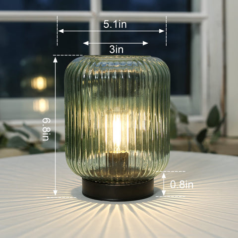 LUSHARBOR LED bulb included for immediate soft ambient lighting