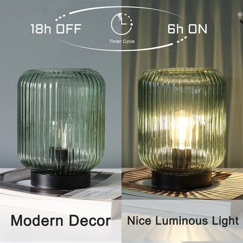 LUSHARBOR cordless lamp outdoors demonstration with weather-resistant bottom ring for safe portability
