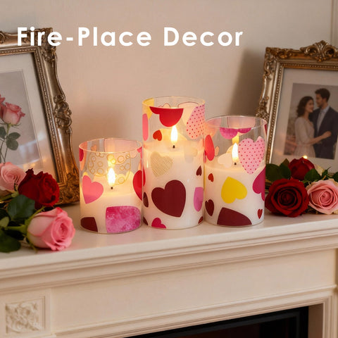 LUSHARBOR gift-set candles suit Valentine’s Day, anniversaries, or weddings.