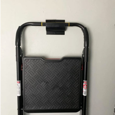 Lusheer folding chair organizer frees floor space in small rooms.