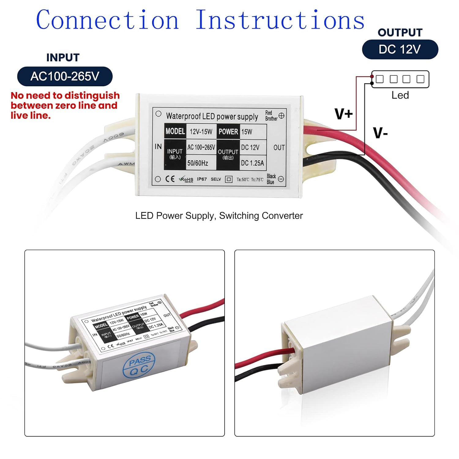 Lustaled flicker-free DC output supports smooth LED lighting