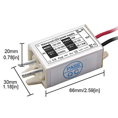 Lustaled power supply with wide input range 100-265V AC for global use