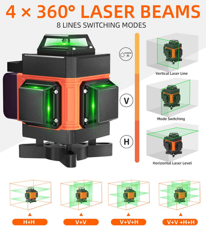 Lusweimi 72-inch heavy-duty tripod stabilizes leveling on uneven floors.
