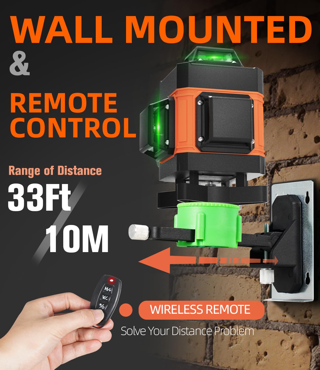 Lusweimi dual rechargeable batteries keep the laser level powered longer on site.