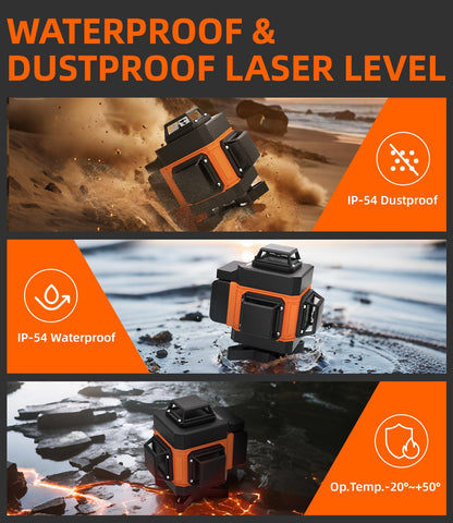 Lusweimi shockproof carrying bag protects the laser kit during transport.