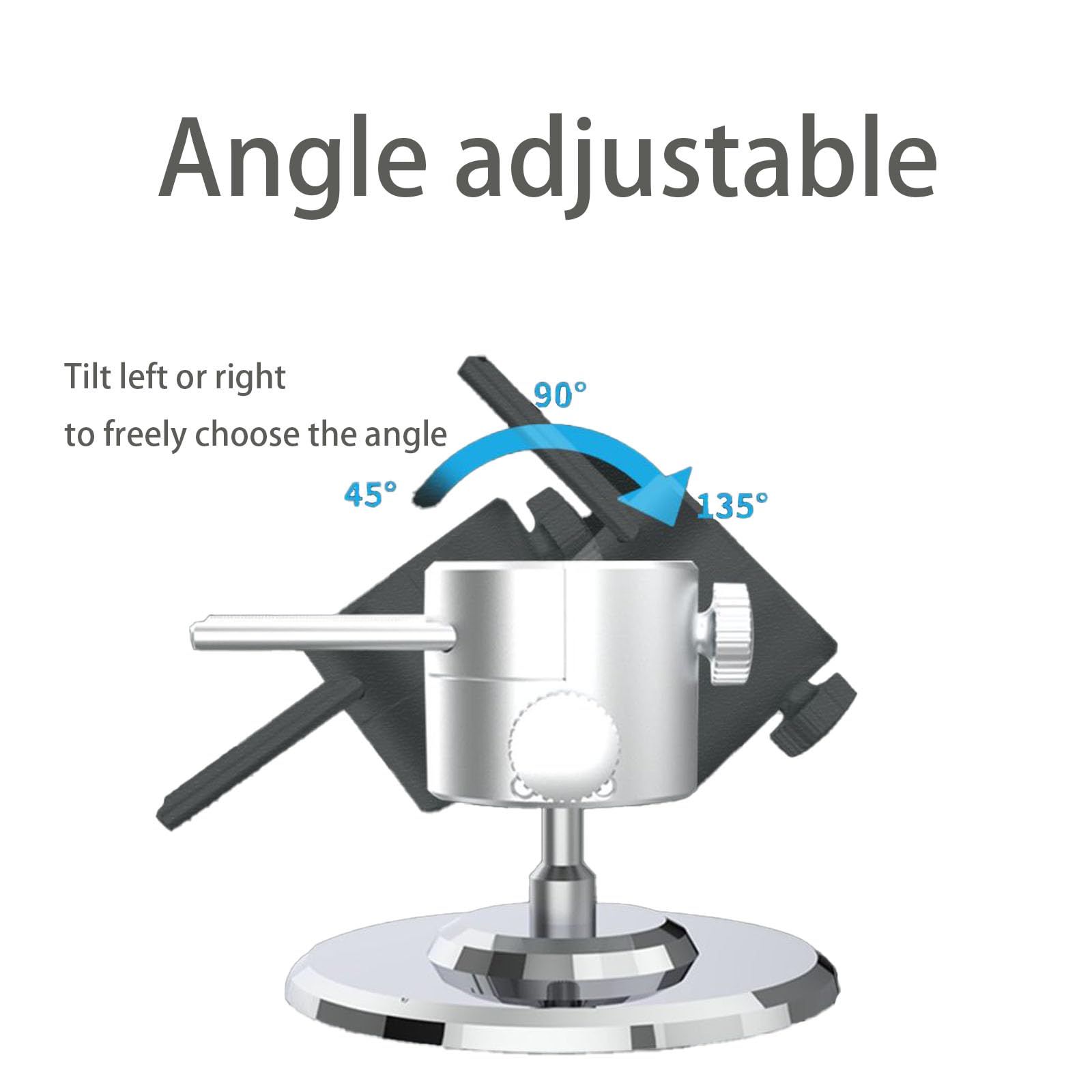 LuTangous mini hobby vise 360° swivel angle adjustment for flexible positioning.