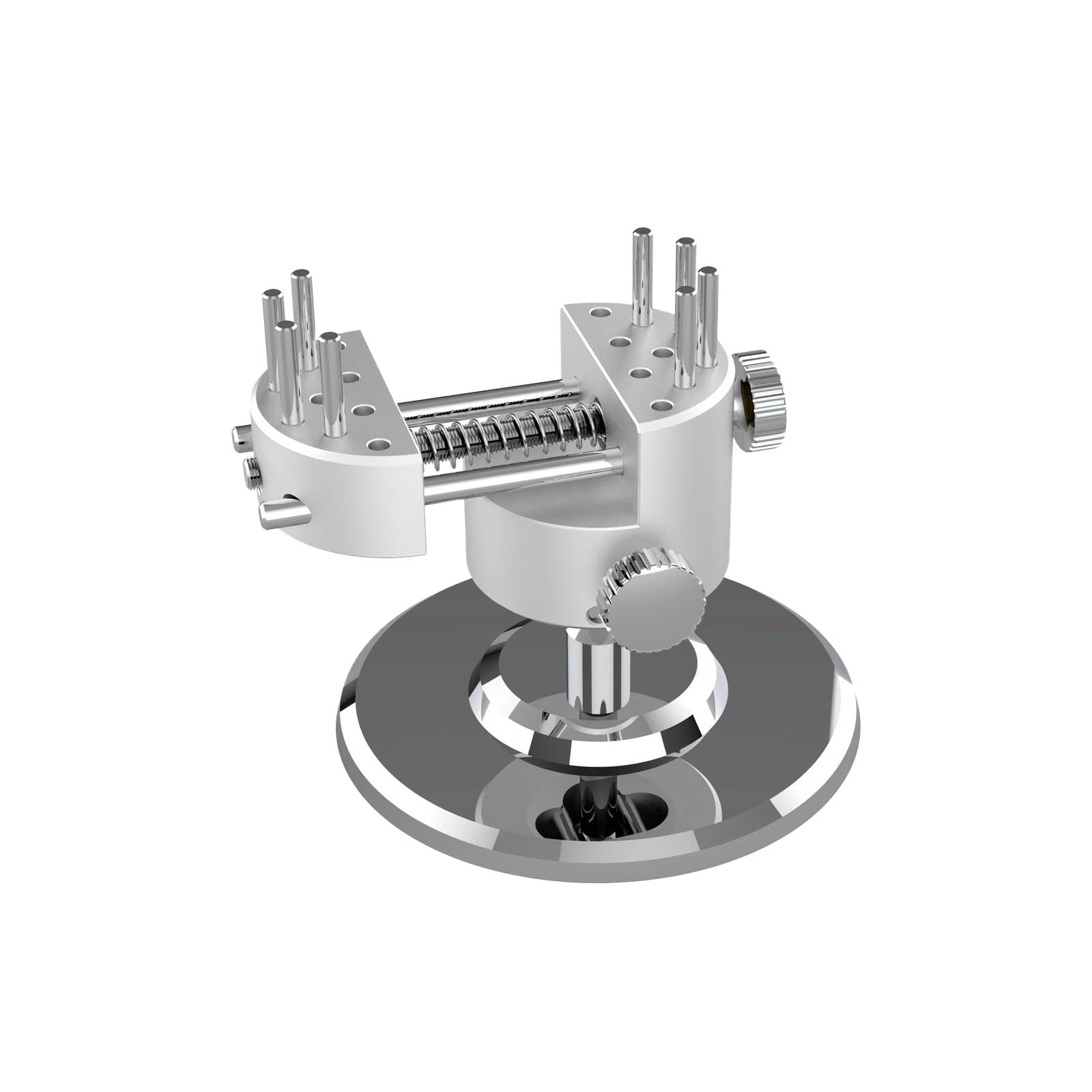 LuTangous mini hobby vise 360° swivel base for precise small parts handling.