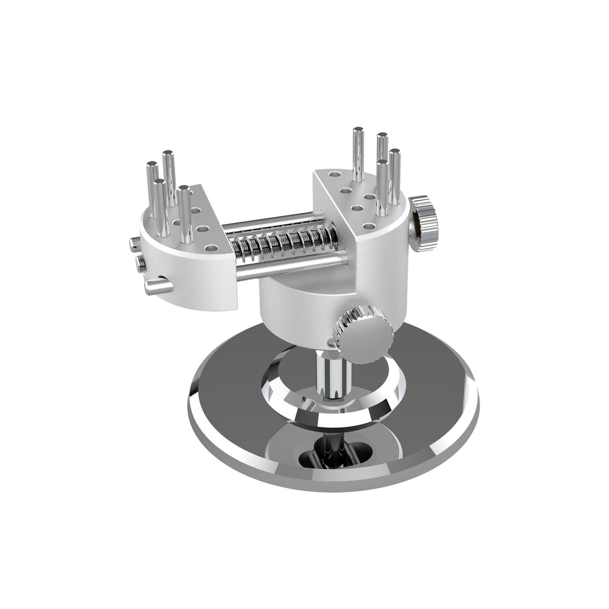 LuTangous mini hobby vise 360° swivel base for precise small parts handling.