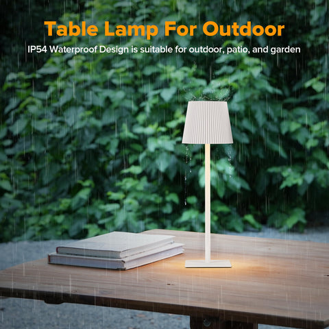 LUTEC waterproof design base for outdoor or bar use.