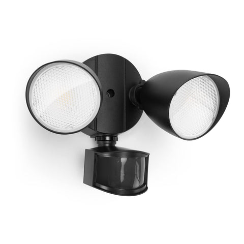 LUTEC 32W LED security light outdoors with motion sensor for garage illumination